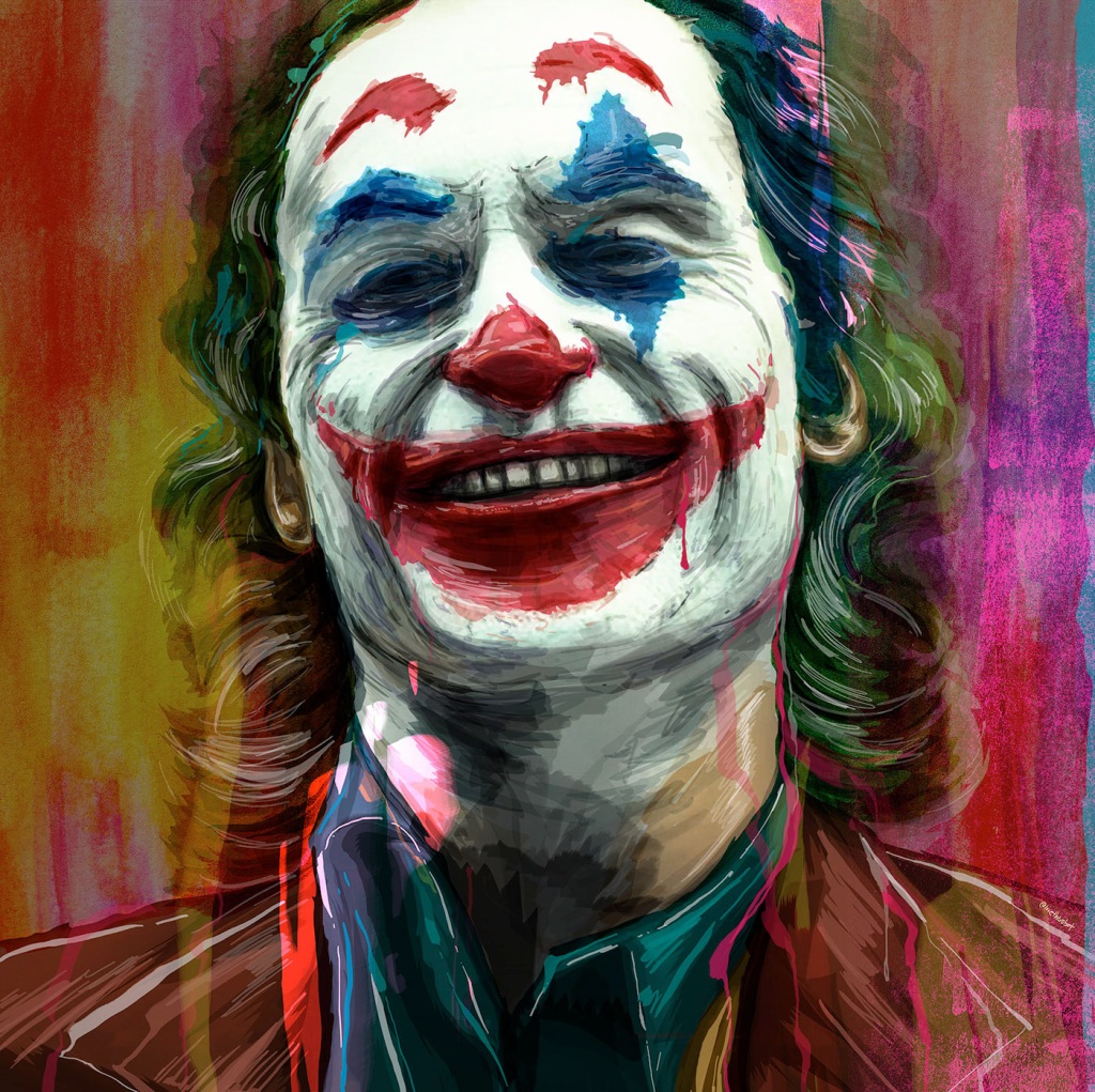 Joaquin Phoenix Joker Painting